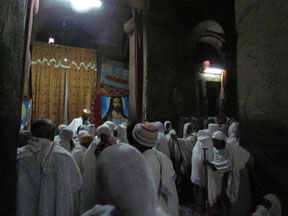 interior de la ceremonia ortodoxa